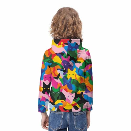 Sweat stylé garçon à motif zébré idéal pour le collège et les loisirs - 4