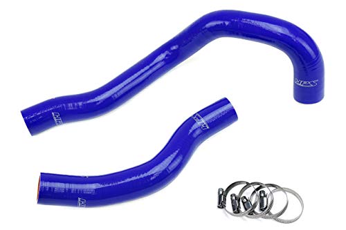 HPS 57-1225-BLUE Blue Silicone Radiator Coolant Hose Kit