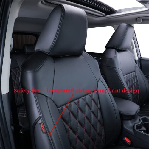 Image of coverdream RAV 4 Seat Covers Custom Fit for Toyota 2013-2018 RAV4,Full Set