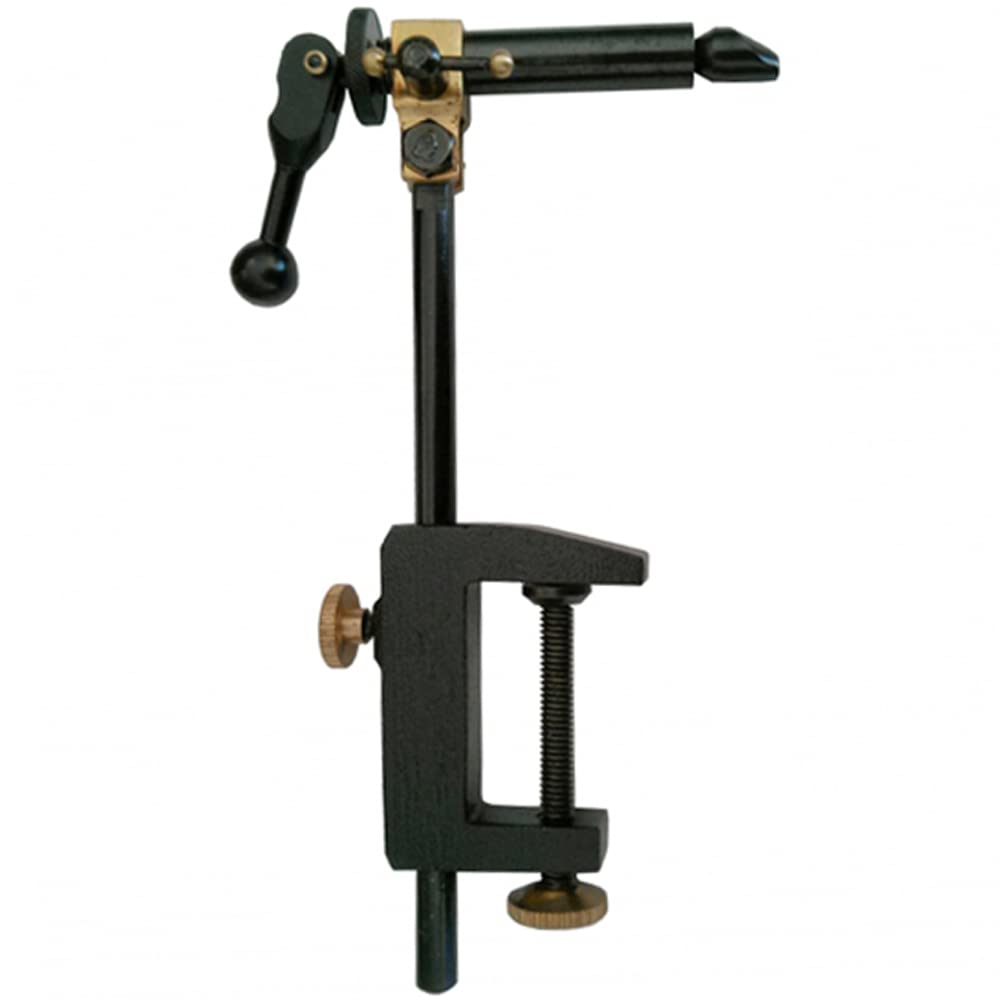 Direct Angler Fly Tying Vise - Rotary Fly Tying Vise with Bench Clip Metal Fly Tying Tool Fly Tying Clamp Vise 360° Rotation and Multiple Adjustments for Teasers and Jigs