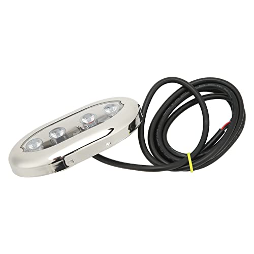 Marine Underwater LED Light, Super Bright, IP68, Anti Water for Boat, Yacht, Waterside Night Fishing (RGB)