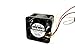 zyvpee® Ventilateur de refroidissement 3 fils 40 x 40 x 28 mm 9GV0412J301 4 cm 12 V 0,6 A 7,2 W 14220 RPM 51 dBA