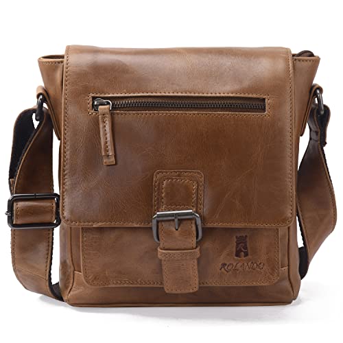 Image of ROLANDO Nomad Men's Multi-utility Cross-body Casual Sling Leather Bag