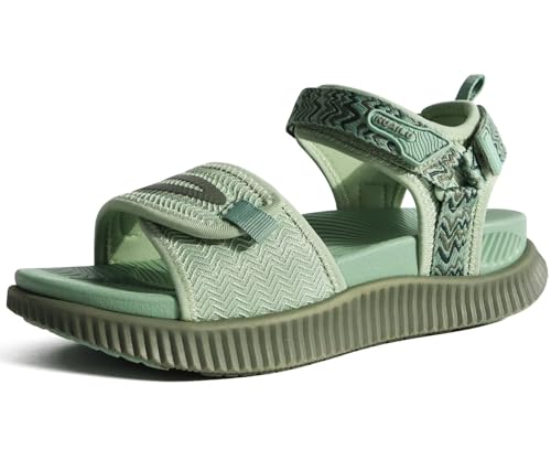 Image of KuaiLu Womens Orthopedic Recovery Walking Arch Support Sandals Cushion Foam | Ladies Sport Thick Athletic Outdoor Hiking Water Sandles Adjustable Strap Sandals with Comfortable Plantar Fasciitis