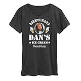 HYBRID APPAREL - Forrest Gump - Lieutenant Dan's Ice Cream - Women's Short Sleeve Graphic T-Shirt - Size Small