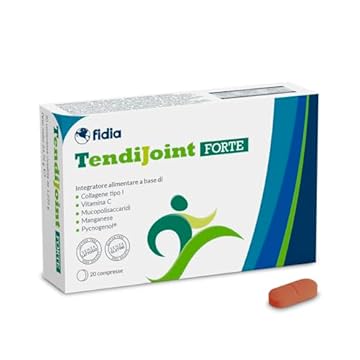 Fidia Farmaceutici TendiJoint FORTE - 20 Compresse, Integratore Alimentare per il Benessere dei Tendini, Senza Glutine e Lattosio