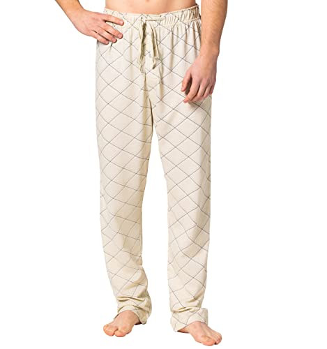 Hanes Men's Pajamas Cotton X-Temp Long Sleeve Shirt & Pants Knit Pjs Lounge Set4