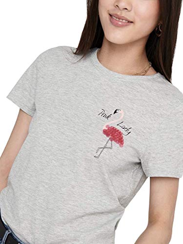 Only ONLKITA Life Reg S/S Pink Top Box Jrs