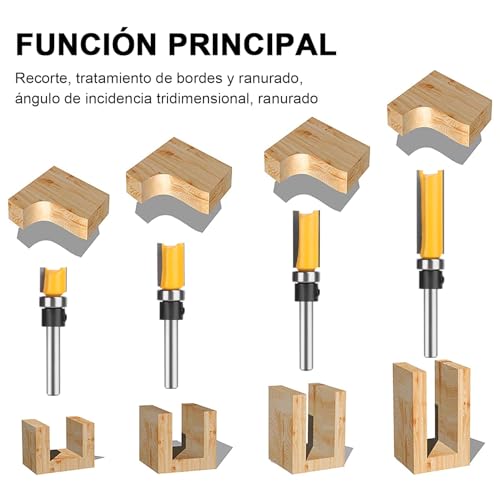 Juego de brocas para router 16 Imagen adicional