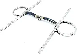 Freio Bridão Inox Bocal Partido Para Cavalo