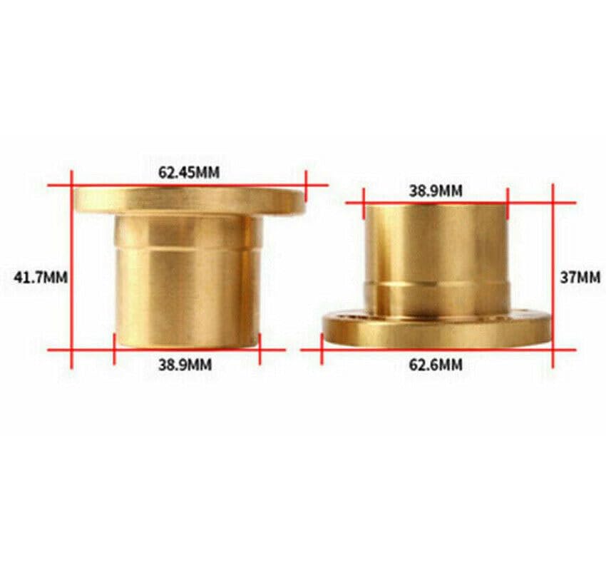 1Set Milling Machine Longitudinal Brass Feed Nut Y Axis For Bridgeport Mill Part