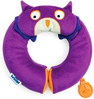 Trunki Kid's Travel Neck Pillow And Chin Rest | Support Sleepy Heads in the Car Seat, Plane, Bike or Pram | Yondi SMALL Una Unicorn (Turquoise)