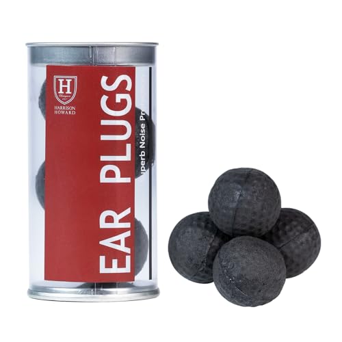 Harrison Howard EaseFit Tampões de ouvido equestres 3 cm bolas de espuma de cavalo 4 peças - Marte p