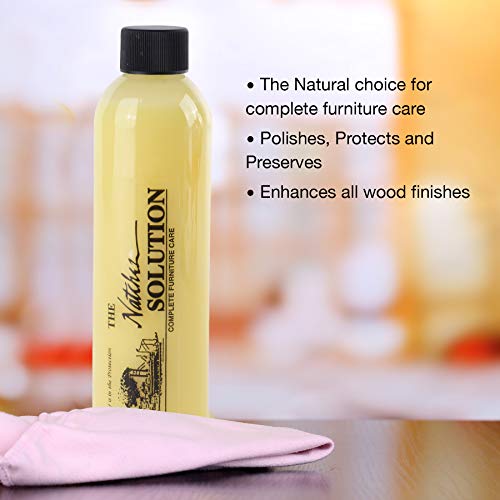 Natchez Solution Complete Furniture Care: All Natural Wood Cleaner and Polish- Replenishes and Restores Wooden Furniture (8 oz) - Image 3