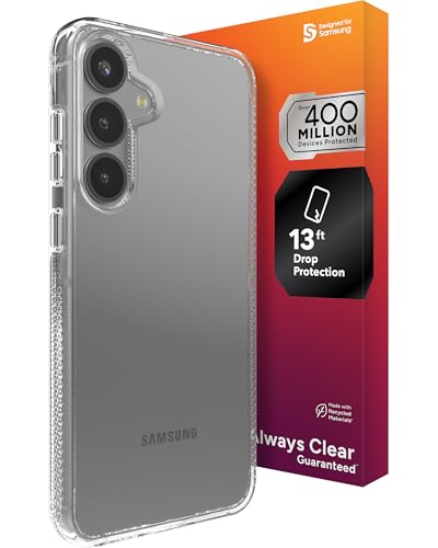 ZAGG Crystal Palace Samsung Galaxy S25+ Case, Clear