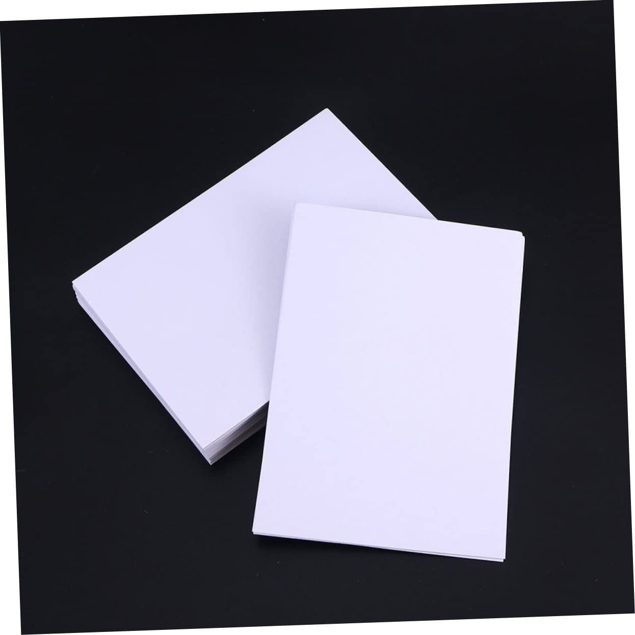 FONDOTIN 100 Blatt Aquarellpapier Weiß für Schüler und Anfänger Malpapier mit Glatter Oberfläche und Widerstandsfähig gegen Knicken zum Zeichnen und Basteln