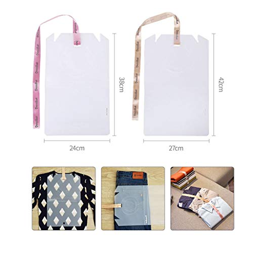 WQTR Drying Rack 10Pcs/Set Lazy Plastic Clothes Folding T-Shirt Folder Clothespins Closet Fast Speed Fold Organize Storage Clothe Peg Cloth Board Drying Folding (Color : Gold)