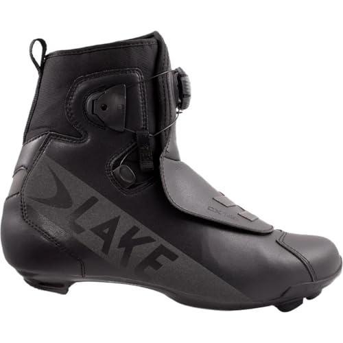Lake Cx146 Cycling Shoe - Men's Black/Black Reflective, 40.0