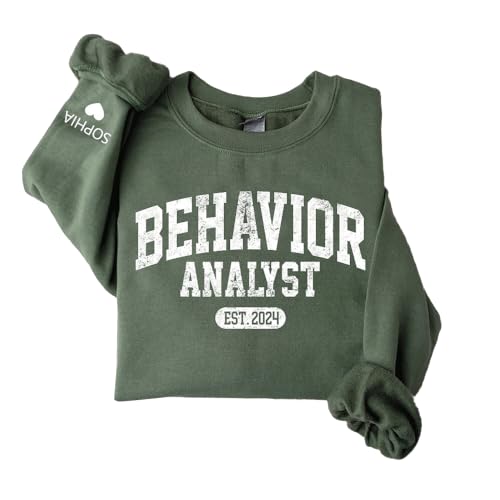 Personalized Behavior Analyst Sweatshirt, Applied Behavior Analysis, Bcba Sweatshirt, ABA Therapist Tee, SPED Teacher Gift, ABA Appreciation