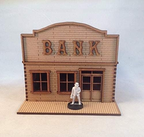 Miniatura 3 de Banco 1.102 in MDF Kit Tombstone Desperado Legends Wild West Terrain
