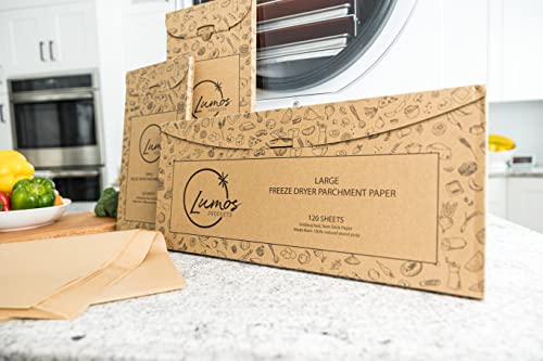 Medium Freeze Dryer Parchment Paper, Custom fit for Medium Harvest Right Trays, 100% Natural Unbleached Wood Pulp, (17 1/4" x 7")