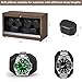 ANWBROAD Watch Winder 6 with LED and Super Quiet Motor 4 Rotating Modes Watches Winder box Watch Shaker with Type-C Adapter UJWW003A