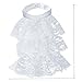 Yewong Judge Costume Accessory Judge Lawyer Wig Judge Choker Blouse Collar Wooden Judge Gavel for Halloween Judge Cosplay Party Favors （No Robe Included）