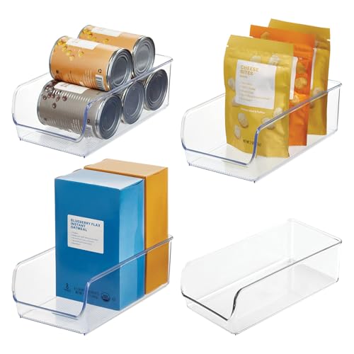 Image of iDesign Pantry Bin for Kitchen or Cabinet Storage - Set of 4 - Clear