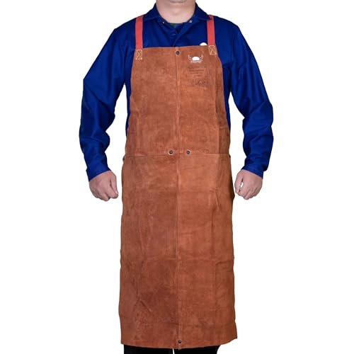 Weldas STEERSOtuff Leather Welding Apron