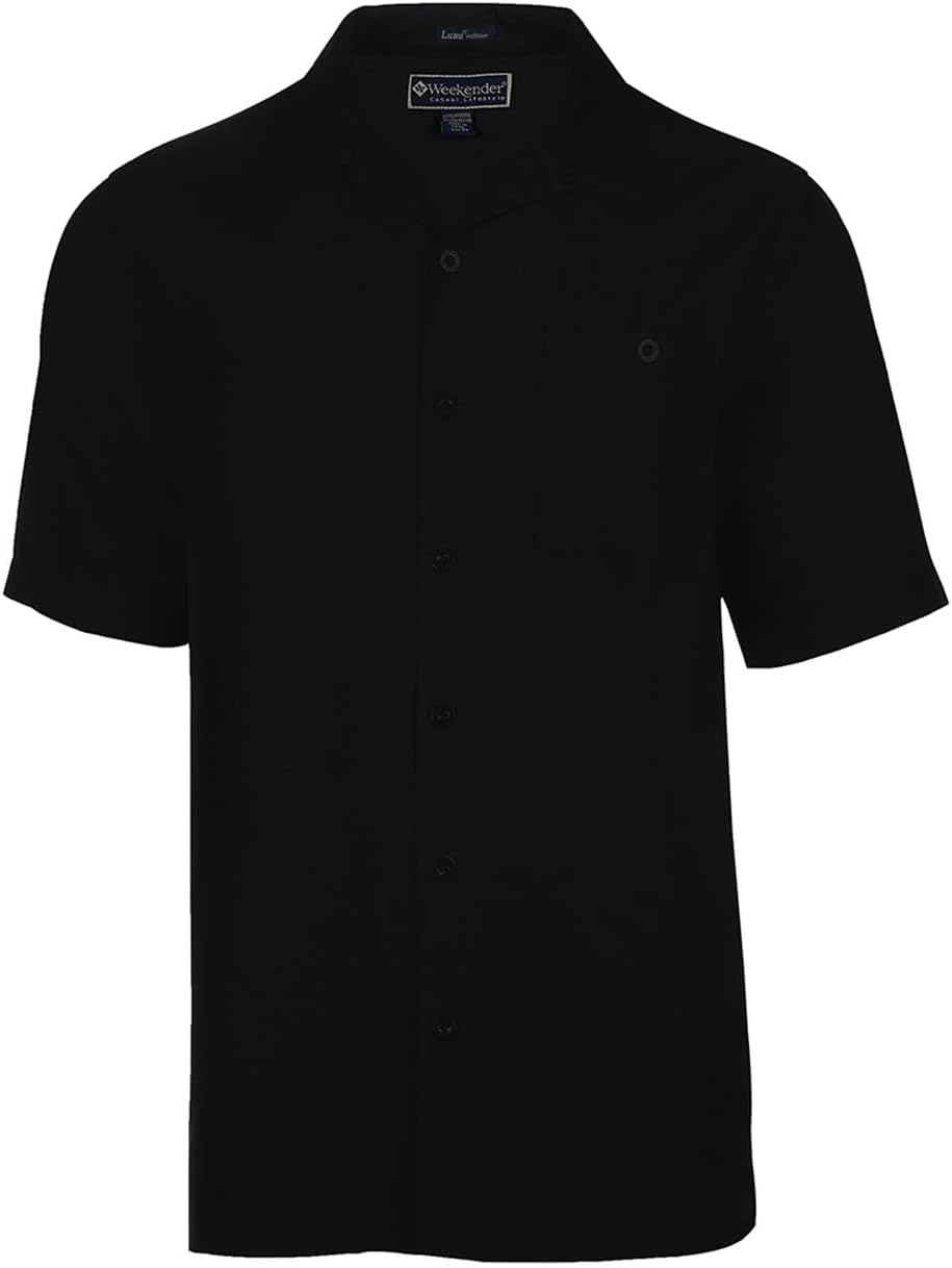 Weekender Men's Hawaiian Embroidery Shirt - Seaplane Paradise - Image 2