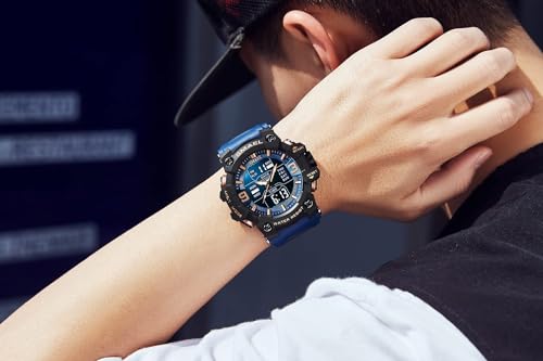 Image of Gosasa Men's Watches Multi Function Military S-Shock Sports Watch LED Digital Waterproof Alarm Watches