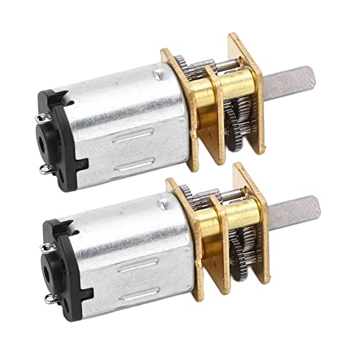 Motorreductor, 2 Piezas Motor Reductor de Cobre Gran Torsión DC 6V para Coche RC Cover