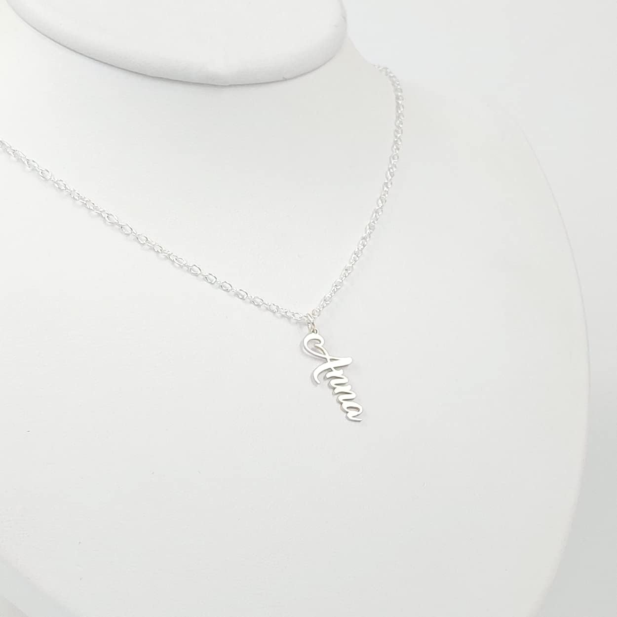My Name Necklace Pendant, Name necklace personalized gold, Gift for Women, Custom Name necklace, Sterling Silver and Gold