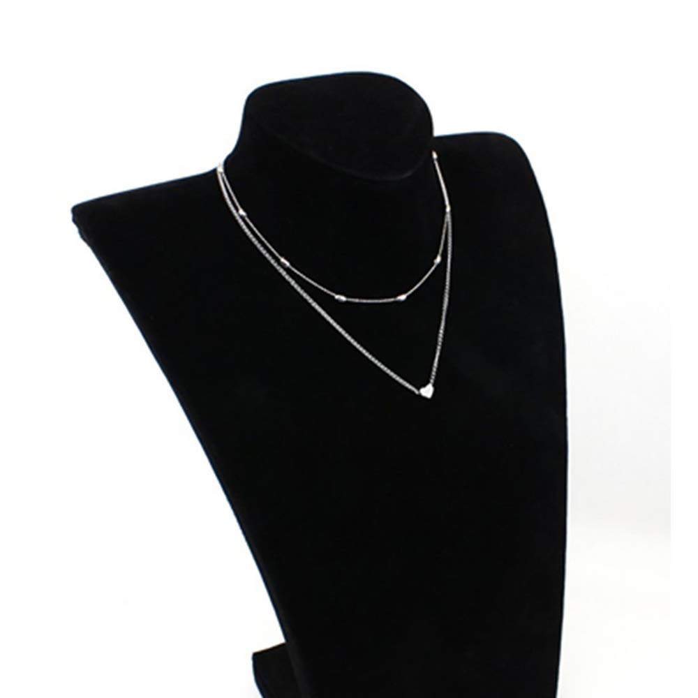 Layered Silver Plated Necklace
