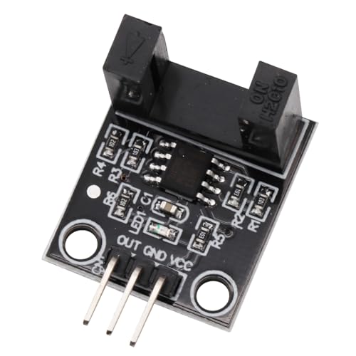 Heevhas LM393 Korrelations-Lichtschranke Gegenstrahltyp Infrarot Zählsensor Zählsensormodul Motordrehzahlsensormodul DC 5V (3 Stück)