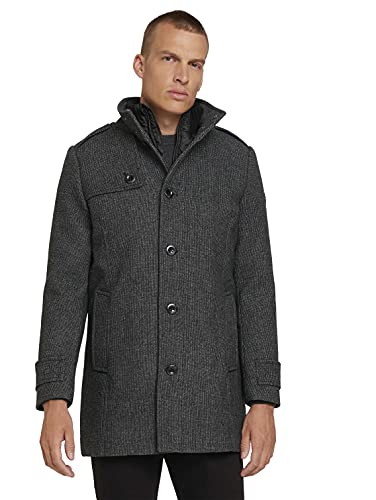 TOM TAILOR Wollen herenjas met binnenjas