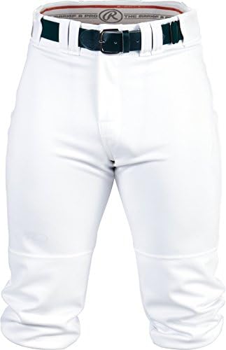 Rawlings mens Knee High baseball pants, White, Medium US