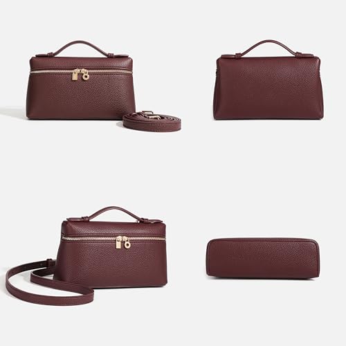 Genuine Leather Bags for Women Small Crossbody Top Handle Pouch Purse Shoulder Bag Luxury3