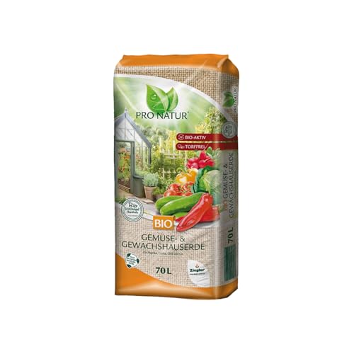PRO NATUR® Bio Gemüse- und Gewächshauserde – Torffreie...