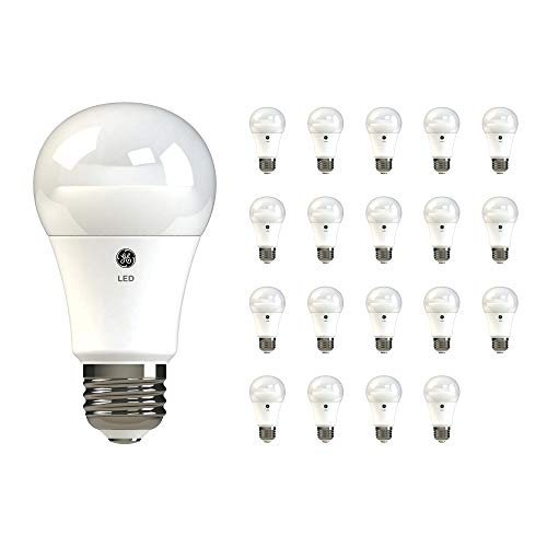 GE Dimmable LED Light Bulbs, A19 General Purpose (60 Watt Replacement LED Light Bulbs), 800 Lumen, Medium Base Light Bulbs, Daylight, 20-Pack LED Bulbs