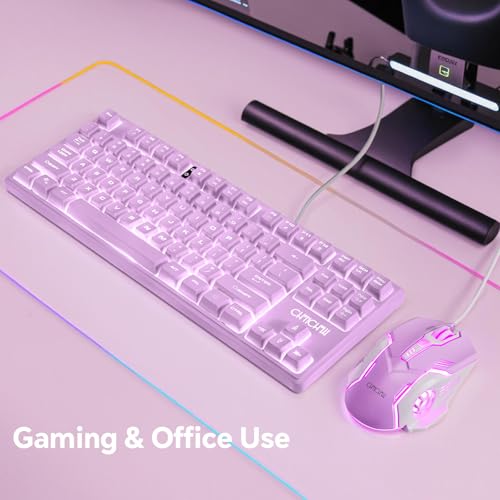 Teclado CHONCHOW 1021v con cable y retroiluminación USB miniatura 7