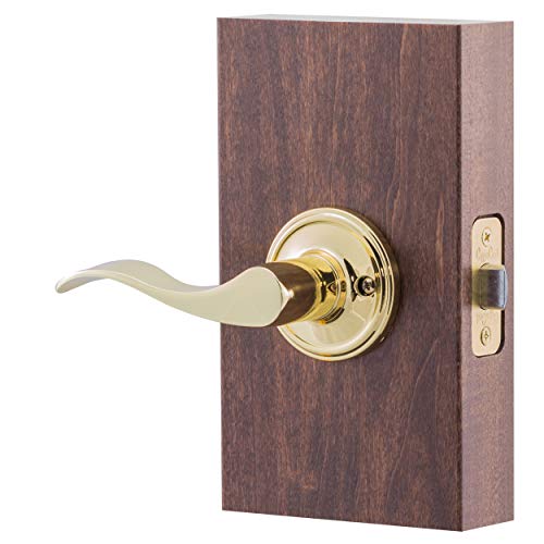 Copper Creek WL2220PB Door Lever, 3 Inch X 5 Inch X 6.8", Polished Brass thumb #2