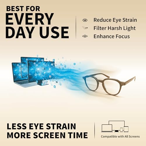 Image of Xenvue Blue Light Blocking Glasses for Men - Premium + Stylish Computer and Screen Eyewear, Reduce Eye Strain