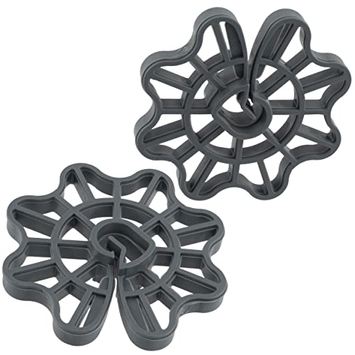 AERZETIX - C65229 - Lot de 50 Cales d'armatures pour fer à béton de Ø5 à Ø16 - enrobage 30 mm - pour fixation verticale - accessoire de coffrage à...