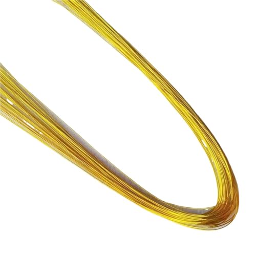 Fils de fer n° 22 et 26 dorés pour créer vos fleurs en nylon fait main