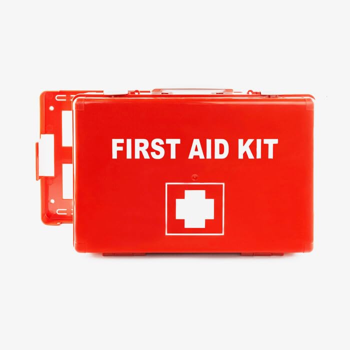 INCA Kit di Primo Soccorso Professionale, Valigetta Rossa | Gruppi di Lavoro AB, Più di 3 Lavoratori