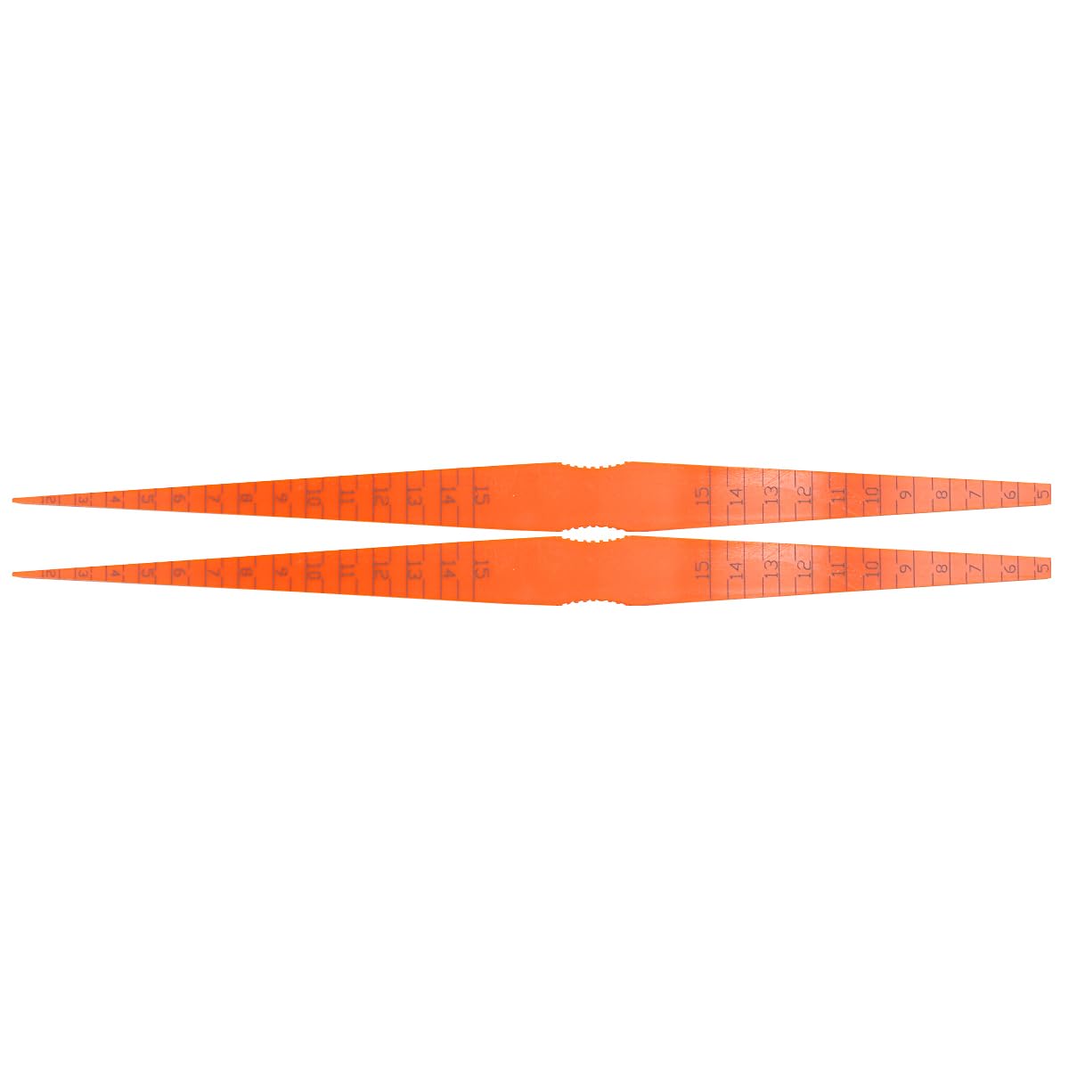 Strumento di Misurazione per Allineamento Spazi Pannelli Portiere Auto, Tastatore Conico per Veicoli (Rosso Arancione)