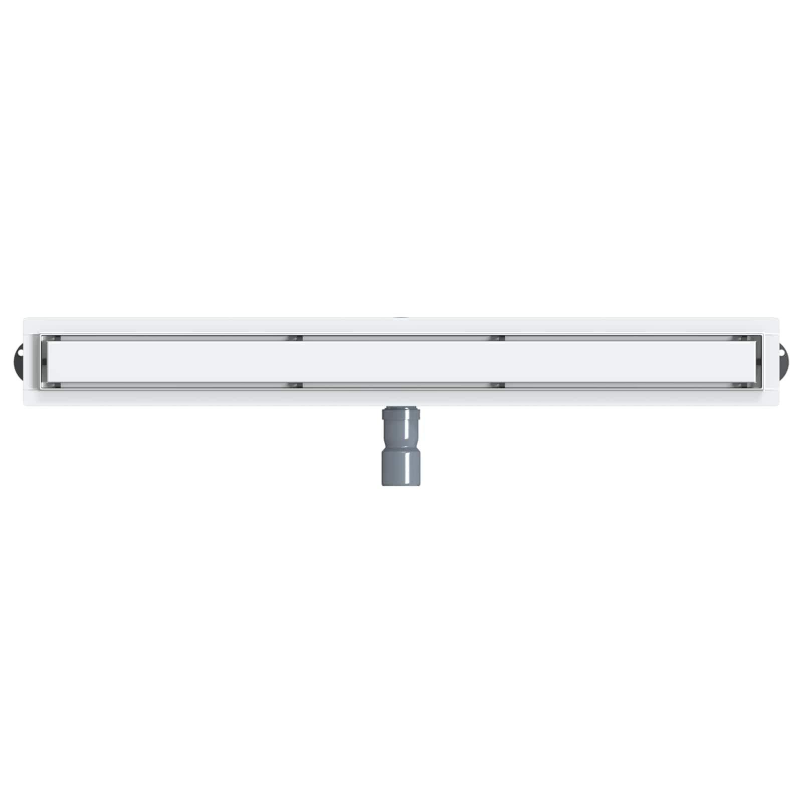 Scarico doccia 2 in 1 con sifone a 360° in acciaio inox 304, regolabile in altezza, 90 cm, piastrellato, con griglia, tappo e valvola di scarico per bagno, cucina, lavandino, vasca da bagno