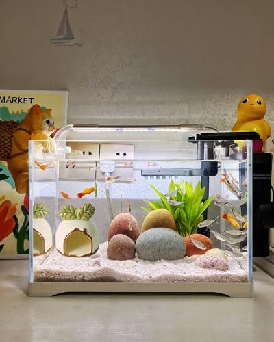 Image of Ceramic Aquarium Decor White Carrot Betta Fish Tank Accessories