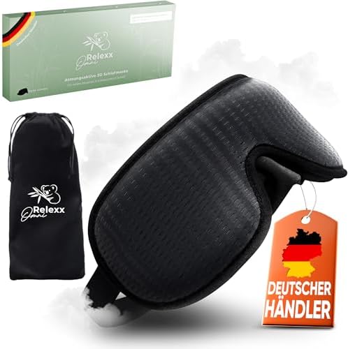 OMNIRELEXX Antifaz para dormir para mujeres y hombres, gafas de s...